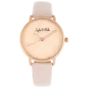 Rose Gold/Light Pink with Leather Band