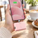 Built-In Connector Plugs Directly Into Your Phone