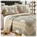 Beige Print