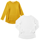 Crew-Neck Classic Gold + Ivory