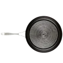 Durable stainless steel handle provides a secure, comfortable grip.