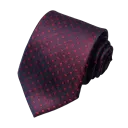 Deep Navy / Crimson Dots
