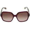 Burgundy Havana Glitter with Brown Gradient