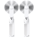 Built-in USB port doubles as a power bank