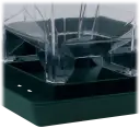Generous tray holds up to 2.5 lbs of bird feed