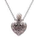 White Onyx Heart