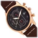 Rose Gold/Dark Brown