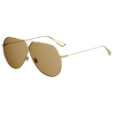 Style: Stellaire, Frame: Gold, Lenses: Brown