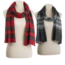 Red/Black Plaid or Grey/White/Black Plaid