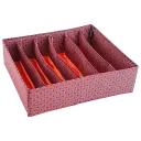Bra Organizer: Navy Orange Chain