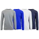 Heather Grey - White - Royal - Navy
