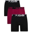 Black/Burgundy/Black