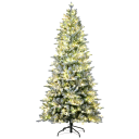 Flocked with White Lights