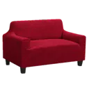 Burgundy Loveseat