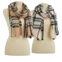 Camel and Ivory Plaid