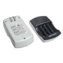 Chargers work with any AA/AAA NiMH/NiCD batteries