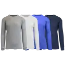 Heather Grey-White-Blue-Navy