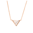 Rose Gold with White Marble
