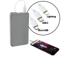 Includes a universal charging cable, for any device you might have