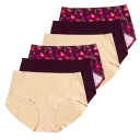 Plum Feathers/Plum/Light Beige