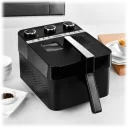 Experience healthier cooking with air frying, requiring little to no oil & reducing fat intake by up to 75% for guilt-free indulgence