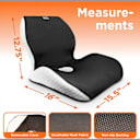 Removable cover, breathable mesh, non-slip backing