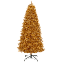 True Gold 9'ft tree with warm white lights