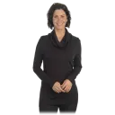 Black Cowl Neck