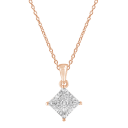 Sterling Silver with Rose Plating