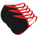 Black with Red Accent
