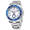 White Dial with Silver Bracelet