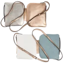 Rose Gold, Silver, Blue & White