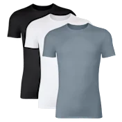 Paquete de 3: Camisetas de Manga Corta con Cuello Redondo Hanes Originals SuperSoft para Hombre