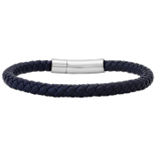 Iron Saints Braided Leather Bracelet