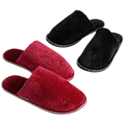 2-Pairs: Kathy Ireland Marigold Scuff Slippers
