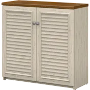 Fairview Small Storage Cabinet with Doors and Shelves