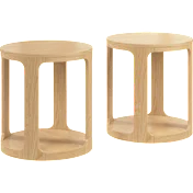 Vera Round End Table - Set of 2