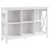 Key West 6 Cube Bookcase in Pure White Oak