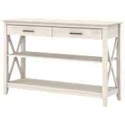 Key West Console Table with Drawers and Shelves