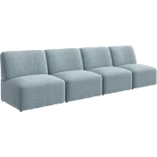 Assemble Modular 4 Seater Sectional Lounge Sofa