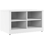 Hampton Heights 30W Shoe Bench in White