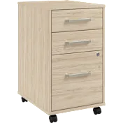 Vista 3 Drawer Mobile File Cabinet