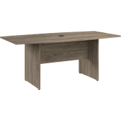72-inch Office Conference Table with Wood Base