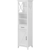 Key West Tall Bathroom Storage Cabinet