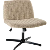 Sutton Armless Computer Chair Without Wheels