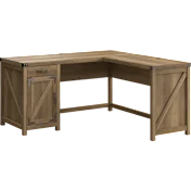 Knoxville 60W L Shaped Desk with Drawer and Storage Cabinet