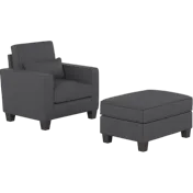 Stockton Accent Chair with Ottoman Set