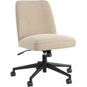 Serenity Mid Back Armless Office Chair with Wheels