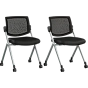 2-Pack: Envision Mesh Back Folding Chairs