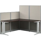 Office in an Hour 65-inch L Shaped Cubicle Desk